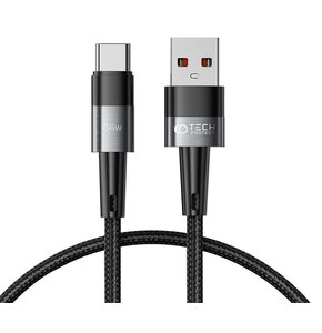 Kabel USB - USB-C TECH-PROTECT UltraBoost 66W/6A 0.25 m Szary