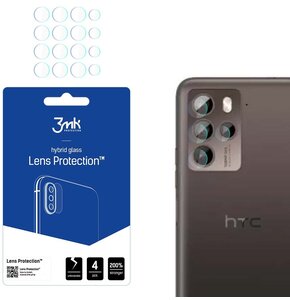 Szkło hybrydowe na obiektyw 3MK Lens Protection do HTC U23 Pro