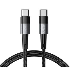 Kabel USB-C - USB-C TECH-PROTECT UltraBoost PD60W/3A 1m Szary