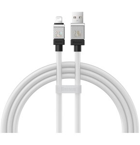 Kabel USB - Lightning BASEUS CoolPlay Series 2.4A 1 m Biały