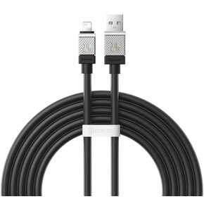 Kabel USB - Lightning BASEUS CoolPlay Series 2.4A 2 m Czarny
