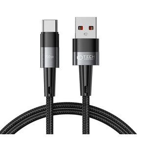 Kabel USB - USB-C TECH-PROTECT UltraBoost 66W/6A 1 m Szary