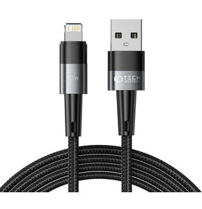 Kabel USB - Lightning TECH-PROTECT UltraBoost 12W/2.4A 2 m Szary