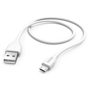 Kabel USB - Micro USB HAMA 1.5 m Biały
