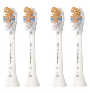 Oryginalne końcówki Philips Sonicare HX9094/10 Miękkie włókna (4 szt. zapas na rok) (Kompleksowa zaawansowana pielęgnacja)