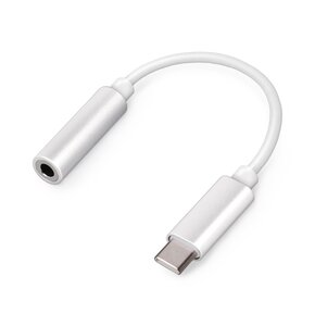 Adapter USB Typ C - Jack 3.5mm SETTY 112228 Biały