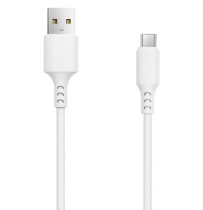 Kabel USB - microUSB SETTY New 2A 1 m Biały