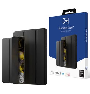 Etui na Galaxy Tab S7+ / S8+ 3MK Soft Tablet Case Czarny