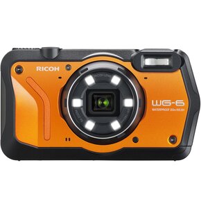 Aparat cyfrowy RICOH WG-6 Pomarańczowy + Dodatkowa bateria