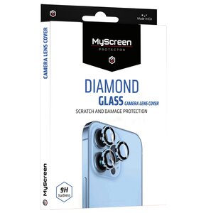 Szkło hartowane na obiektyw MYSCREEN Diamond Glass Camera Lens Cover do Apple iPhone 14/14 Plus Czarny