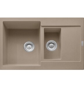 Zlewozmywak półtorakomorowy z ociekaczem FRANKE Maris MRG 651-78 114.0675.987 Cappuccino 50x78