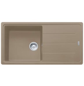 Zlewozmywak jednokomorowy z ociekaczem FRANKE Basis BFG 611-97 114.0676.287 Cappuccino 50x97