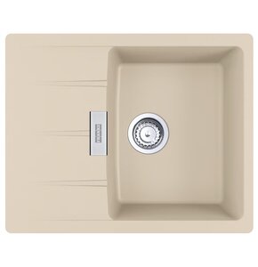 Zlewozmywak jednokomorowy z ociekaczem FRANKE Centro CNG 611-62 GSC 114.0687.314 Beżowy 50x62