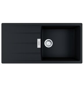 Zlewozmywak jednokomorowy z ociekaczem FRANKE Centro CNG 611-100 XL GSC 114.0687.335 Onyx 50x100