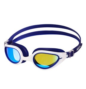Okulary pływackie NILS AQUA NQG480MAF Niebiesko-biały filtr UV