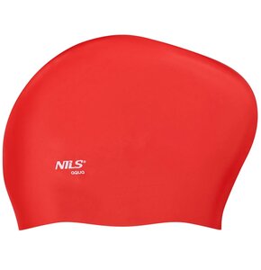 Czepek NILS AQUA Dots Czerwony