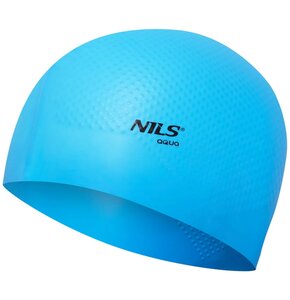 Czepek NILS AQUA Dots Jasnoniebieski