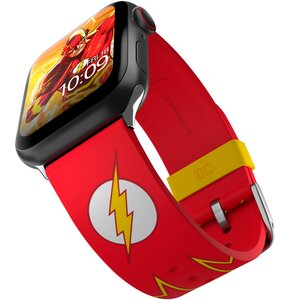 Pasek MOBY FOX DC Comics The Flash Tactical do Apple Watch (38/40/41/42/44/45/49mm) Czerwony