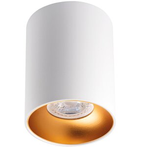 Lampa sufitowa punktowa KANLUX Riti GU10 W/G Biało-złoty