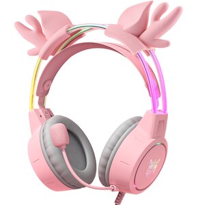 Słuchawki ONIKUMA X15 Pro RGB Różowy