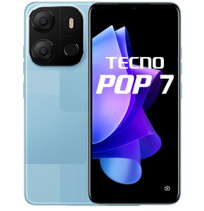 Smartfon TECNO Pop 7 2/64GB 6.6" Niebieski TETNOPAPOP70002