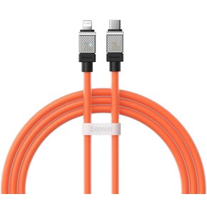 Kabel USB-C - Lightning BASEUS CoolPlay Series 20W 2 m Pomarańczowy