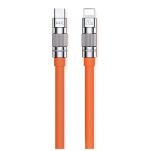 Kabel USB Typ-C - Lightning WEKOME WDC-187 Wingle Series PD 20W 1.2 m Pomarańczowy