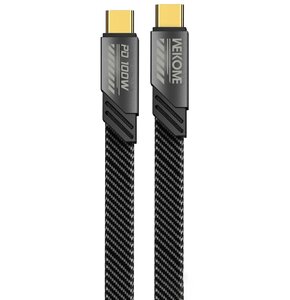 Kabel USB-C - USB-C WEKOME WDC-192 Mecha Series 100W 1.2 m Szary