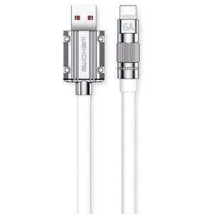 Kabel USB - Lightning WEKOME WDC-186 Wingle Series 1 m Biały
