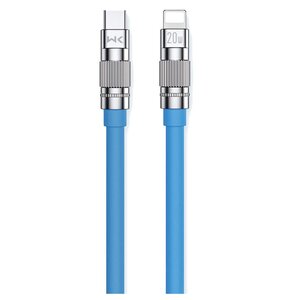 Kabel USB-C - Lightning WEKOME WDC-187 Wingle Series PD 20W 1.2 m Niebieski