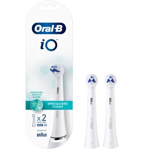 Końcówka szczoteczki ORAL-B iO Specialized Clean Biały (2 szt.) (Dla aparatów ortodontycznych)