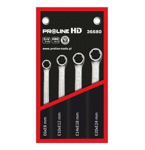 Zestaw kluczy oczkowych Torx PROLINE HD 36680