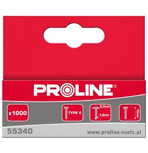 Gwoździe tapicerskie PROLINE 55340 (1000 szt.)