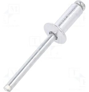 Nity aluminiowe MEGA 59512 4.8 x 12 mm (50 sztuk)