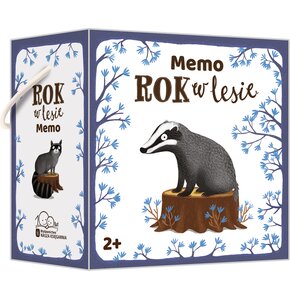 Gra logiczna NASZA KSIĘGARNIA Rok w lesie Memo
