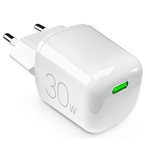 Ładowarka sieciowa PURO MiniPro Wall Charger GaN 30W PD Biały