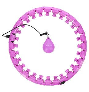 Hula hop HMS Plus size HHW12 Fioletowy + pas wyszczuplający BR163 Czarny