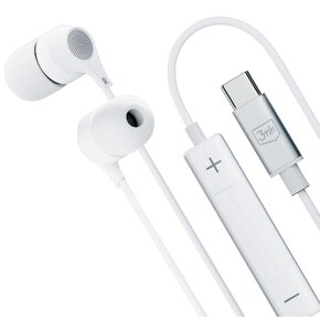 Słuchawki dokanałowe 3MK Wired Earphones Biały
