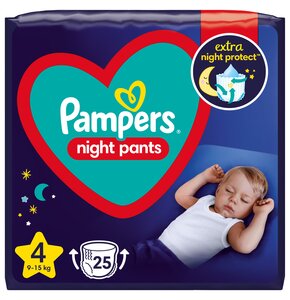 Pieluchomajtki PAMPERS Night Pants 4 (25 szt.)