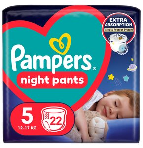 Pieluchomajtki PAMPERS Night Pants 5 (22 szt.)