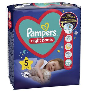 Pieluchomajtki PAMPERS Night Pants 5 (22 szt.)