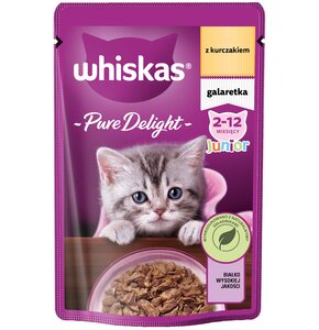 Karma dla kota WHISKAS Pure Delight Junior Kurczak 85 g