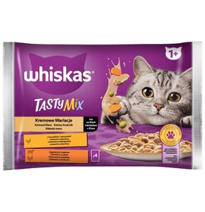 Karma dla kota WHISKAS Tasty Mix Jagnięcina z drobiem (4 x 85 g)
