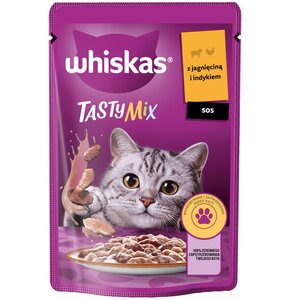 Karma dla kota WHISKAS Tasty Mix Indyk z jagnięciną 85 g