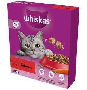Karma dla kota WHISKAS Wołowina 800 g