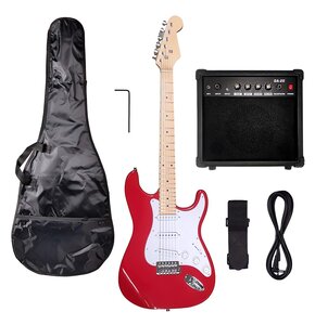 Gitara elektryczna NN EG SET RED Stratocaster