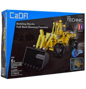 Klocki plastikowe CADA Technic Spychacz pull back C52014W