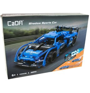 Klocki plastikowe CADA Shadow Sports Car Wyścigówka z napędem Pull-back C52023W