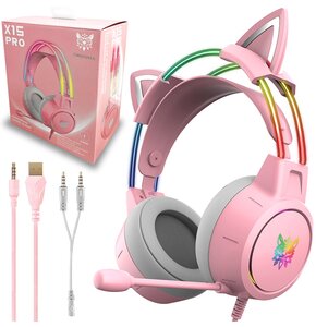 Słuchawki ONIKUMA X15 Pro Cat Różowy