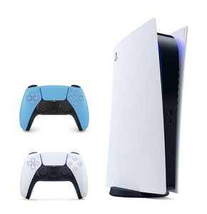 Konsola SONY PlayStation 5 Digital + Kontroler SONY DualSense Gwiezdny Błękit